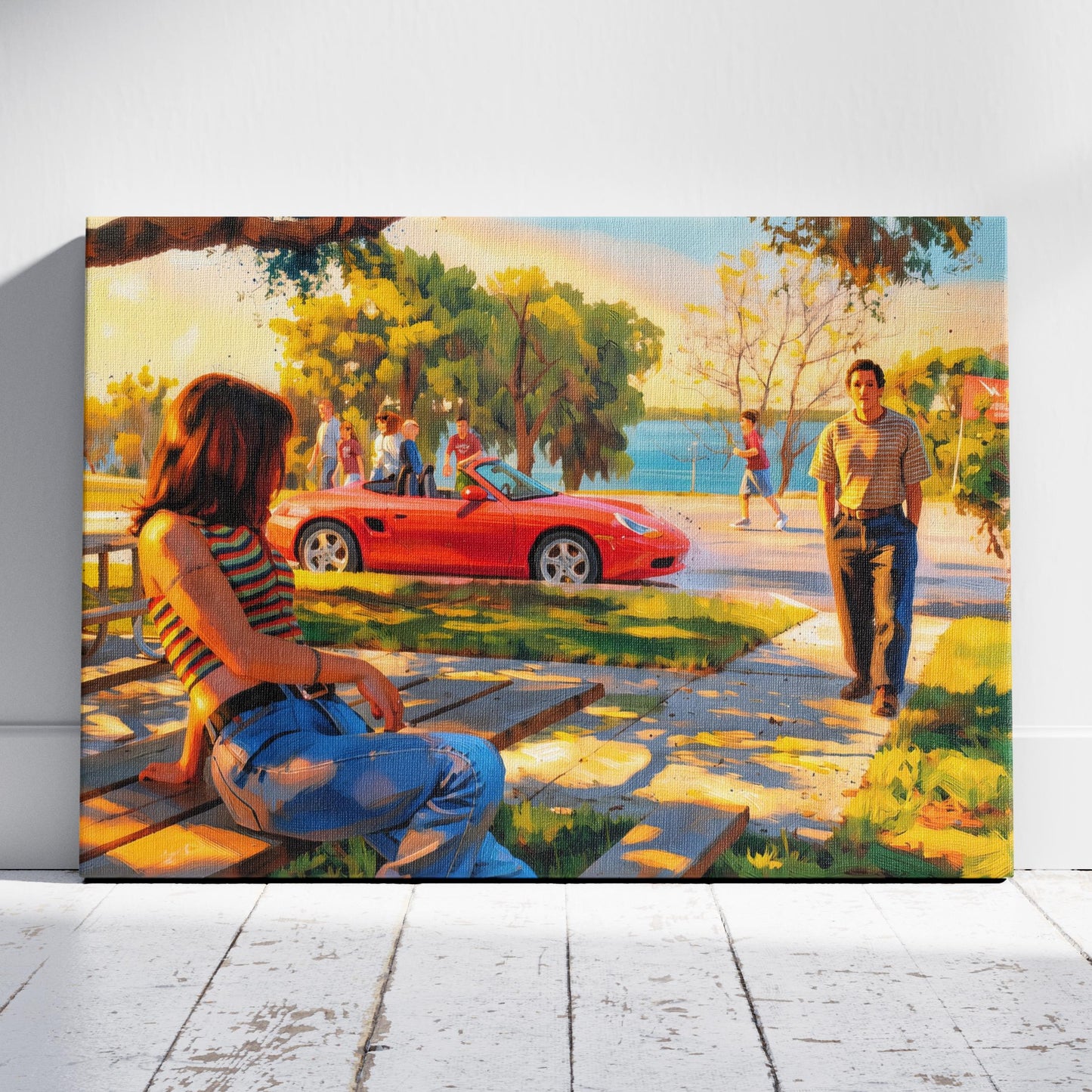 The Waterboy: Vicki Took the Car Canvas