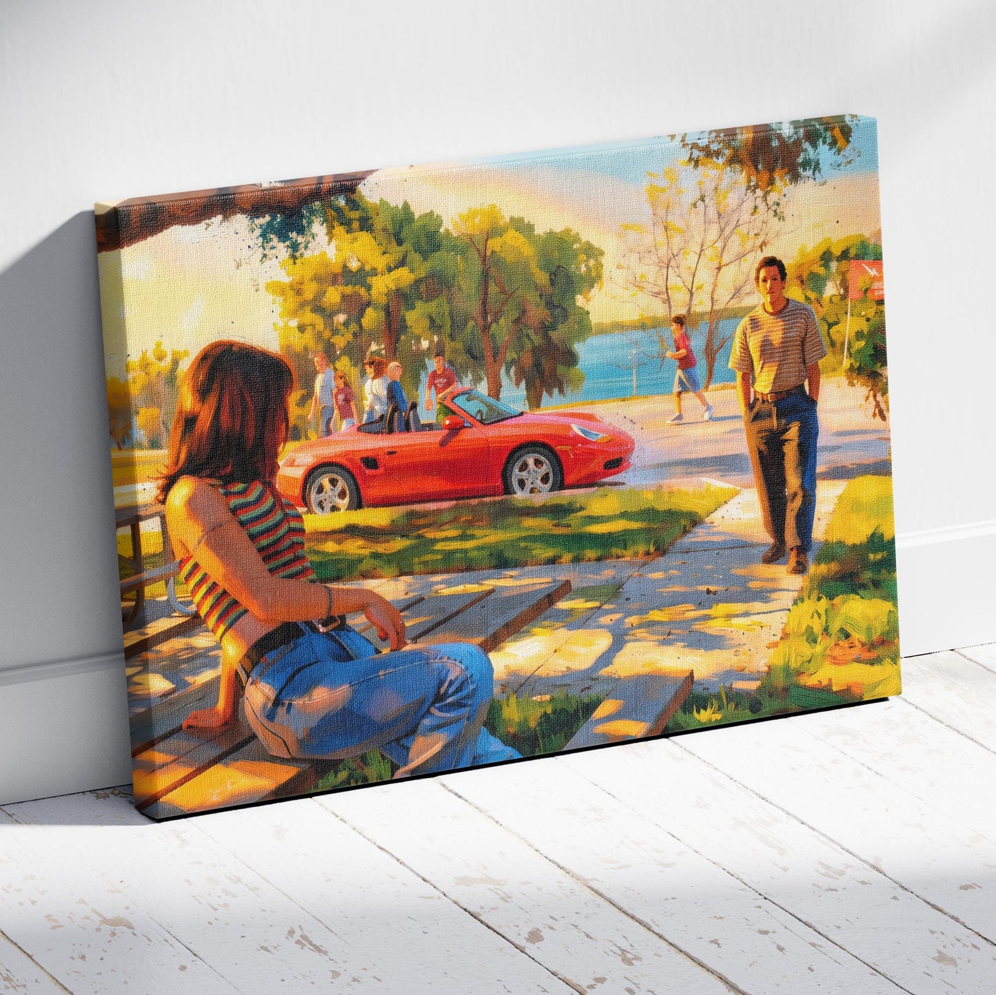 The Waterboy: Vicki Took the Car Canvas