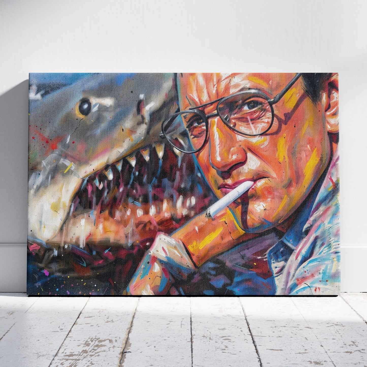 Jaws: Double Take Canvas