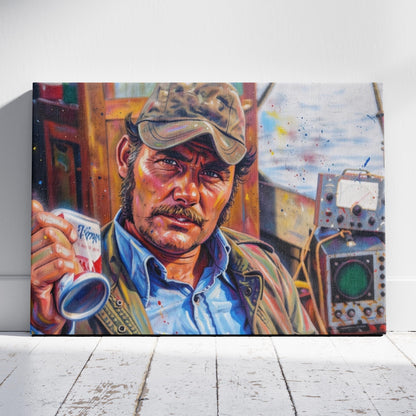Jaws: Crush It Like Quint Canvas