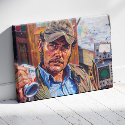 Jaws: Crush It Like Quint Canvas