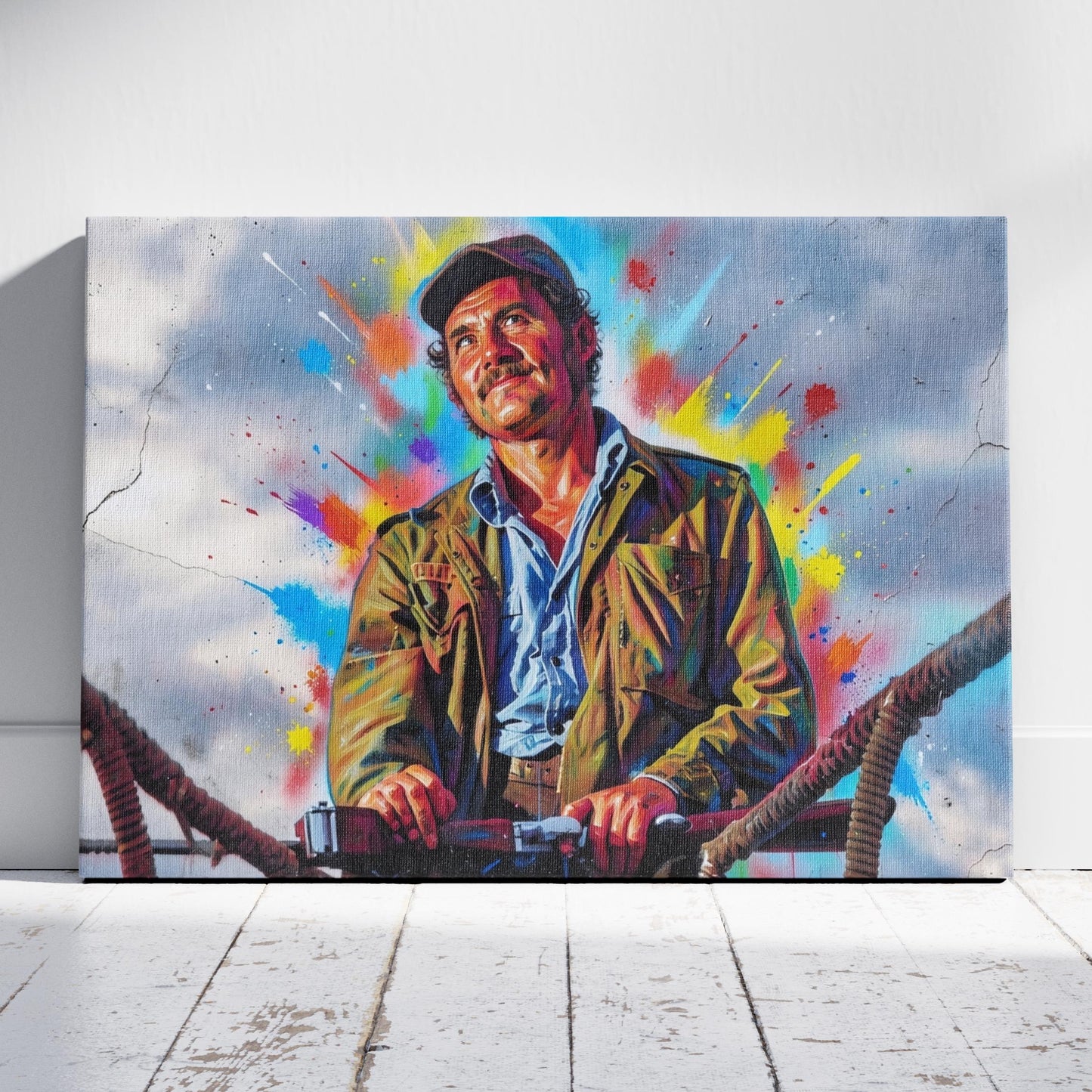 Jaws: Captain Quint Canvas