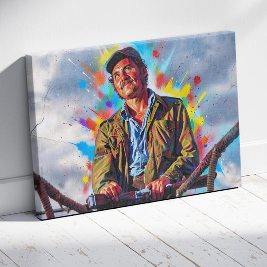 Jaws: Captain Quint Canvas