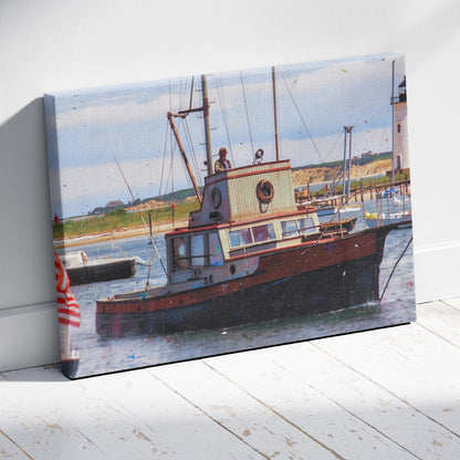 Jaws: Entering Amity Harbor Canvas