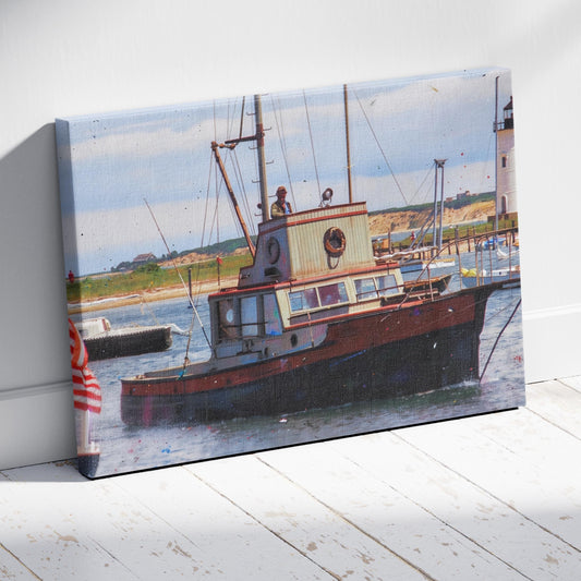 Jaws: Entering Amity Harbor Canvas