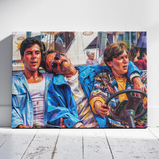 Weekend at Bernie’s: Outrunning Trouble Canvas