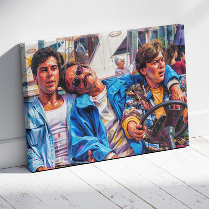 Weekend at Bernie’s: Outrunning Trouble Canvas