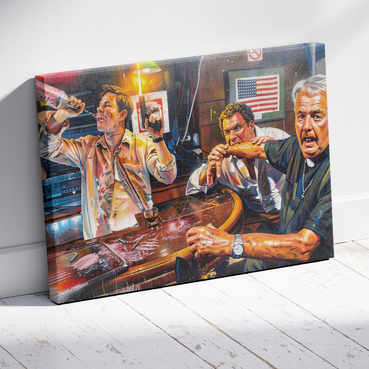 The Other Guys: Clergy Night Gone Wrong Canvas