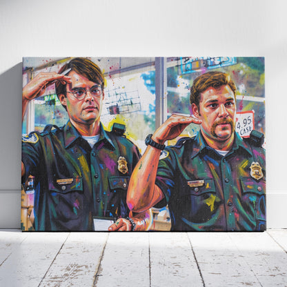 Superbad: Respect the Badge Canvas