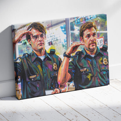 Superbad: Respect the Badge Canvas