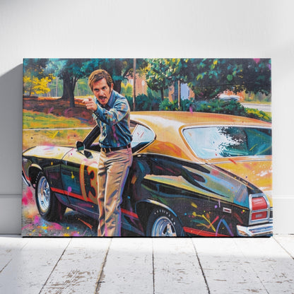 Talladega Nights: If You Ain't First Canvas