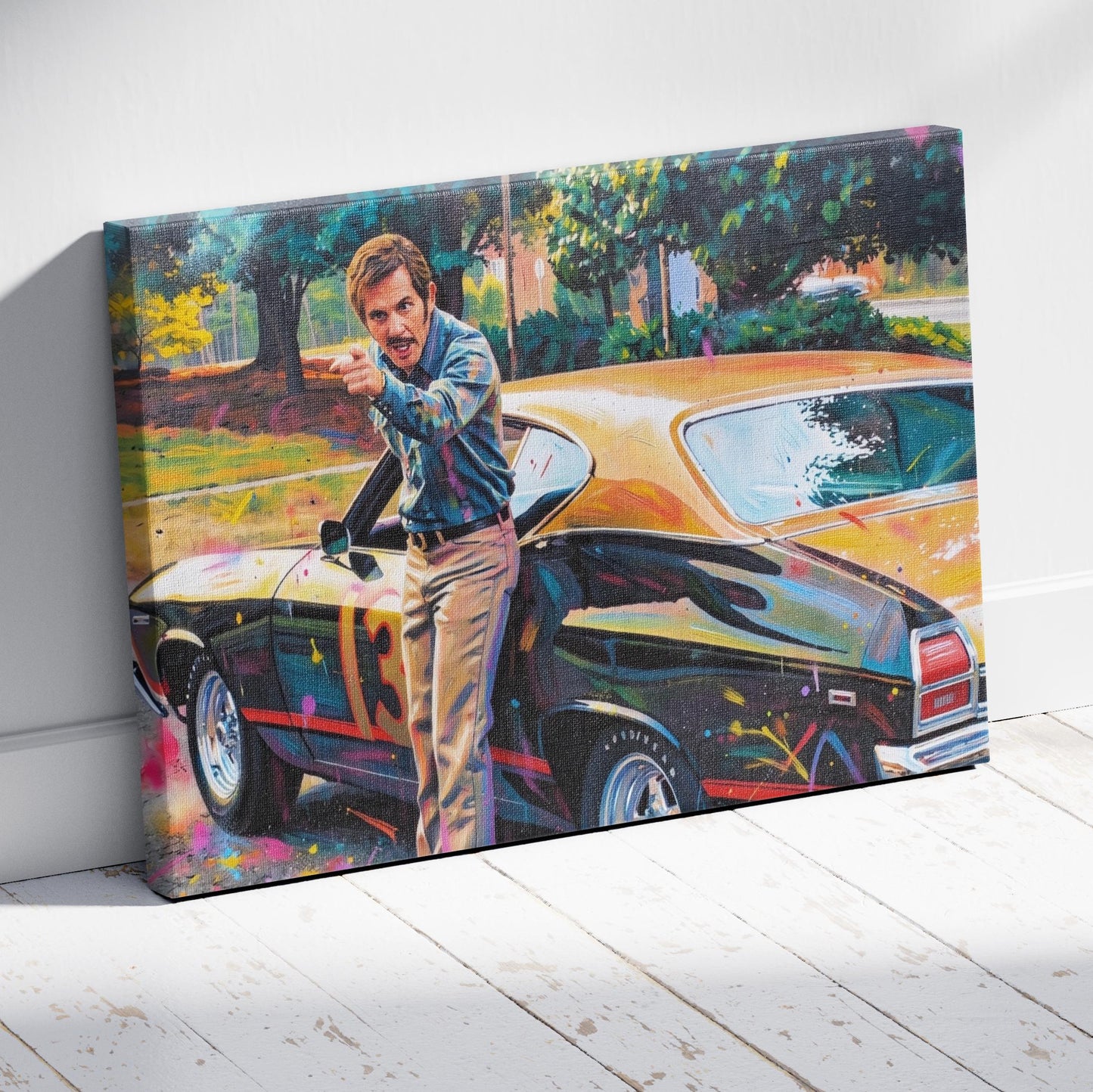 Talladega Nights: If You Ain't First Canvas