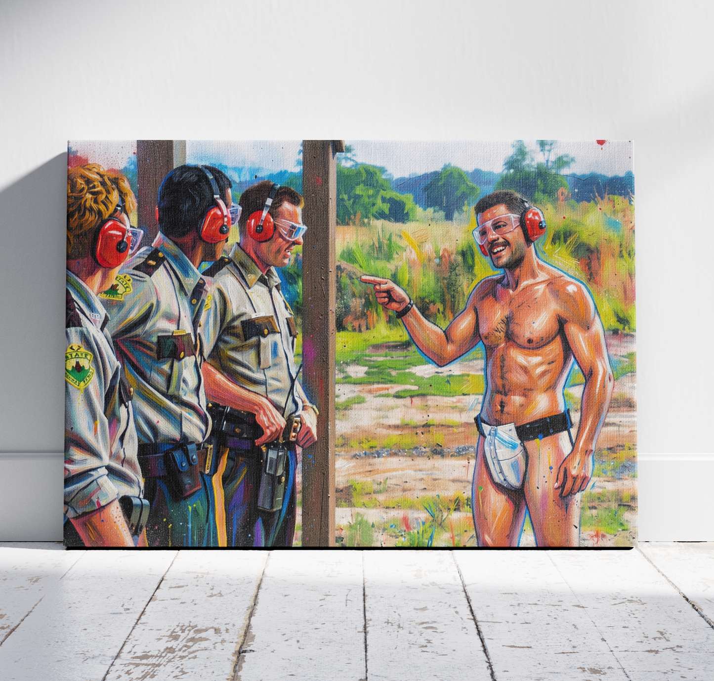 Super Troopers: Shenanigans at the Range Canvas