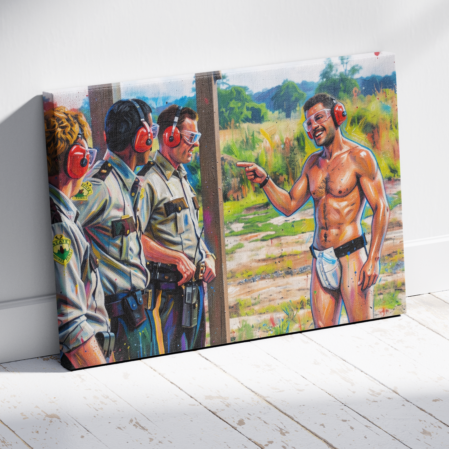 Super Troopers: Shenanigans at the Range Canvas