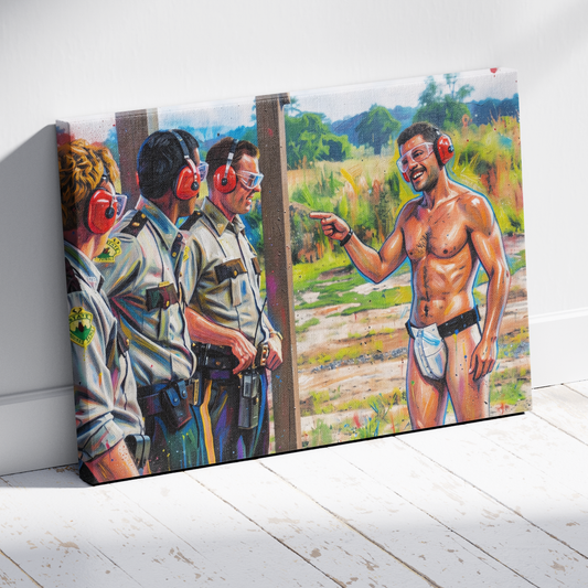 Super Troopers: Shenanigans at the Range Canvas