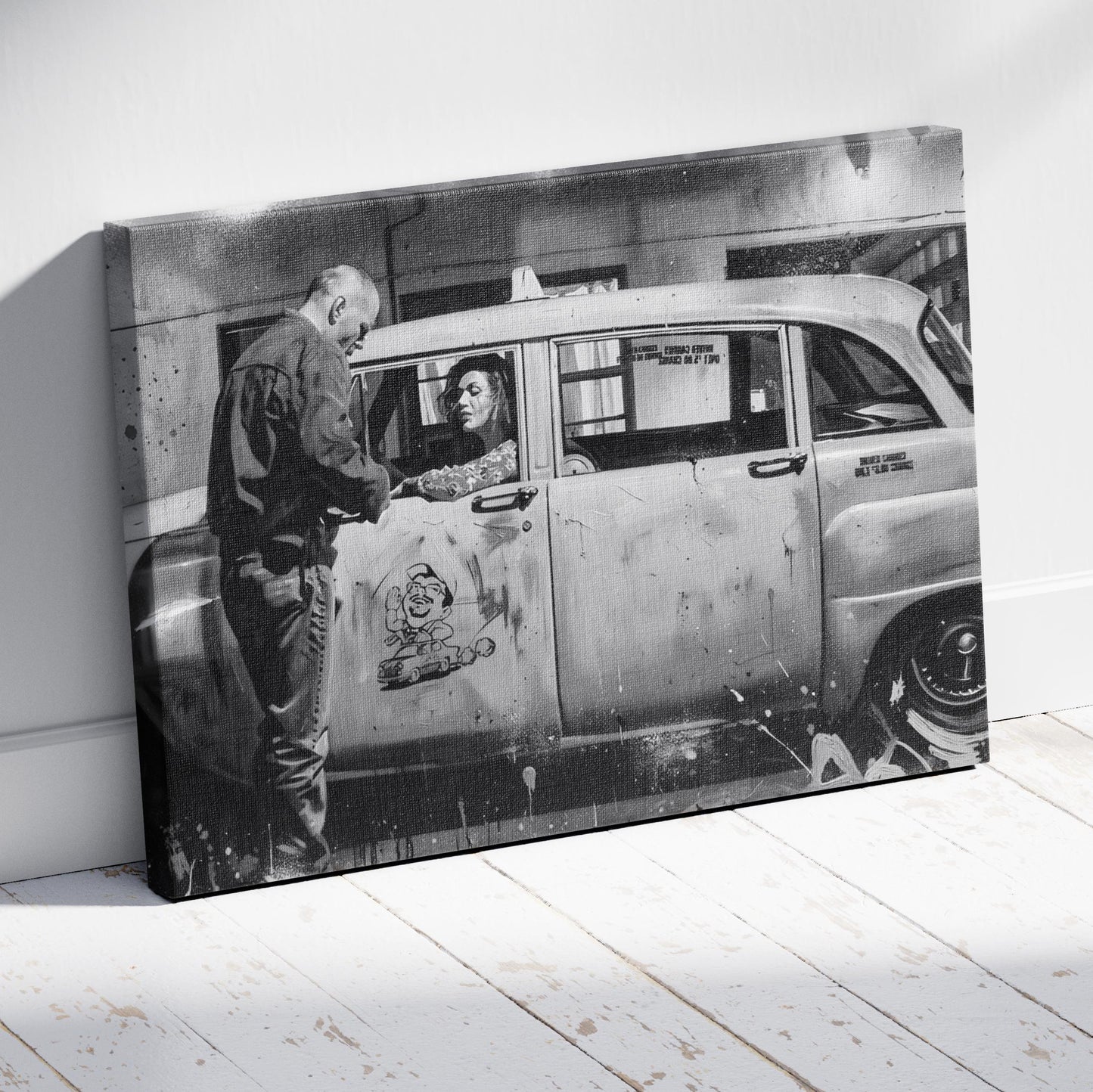 Pulp Fiction: Midnight Taxi Canvas