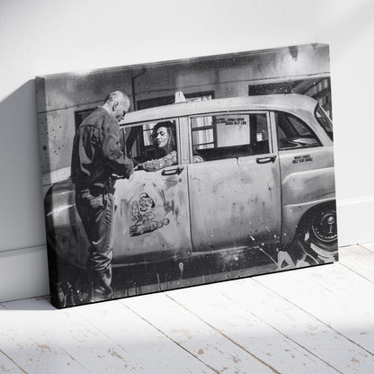 Pulp Fiction: Midnight Taxi Canvas