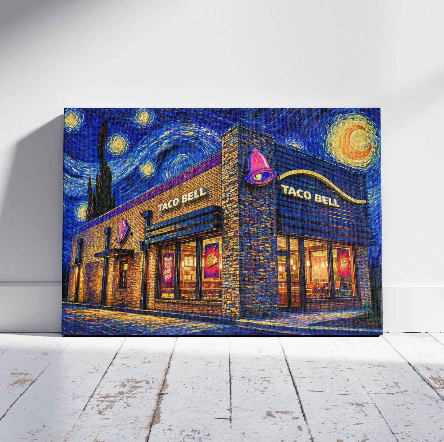 Live Más After Dark Canvas