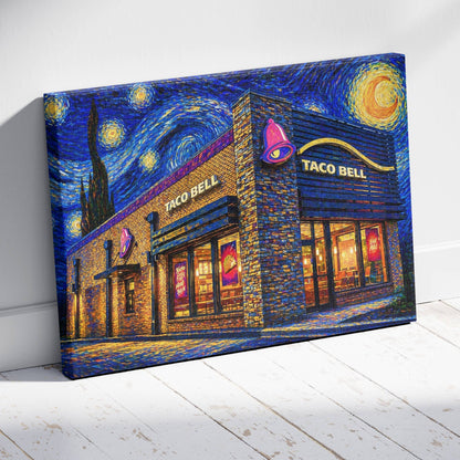 Live Más After Dark Canvas