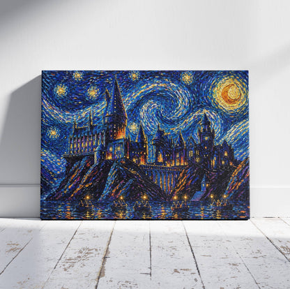 Midnight at Hogwarts Canvas