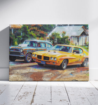 Two-Lane Blacktop: Nothing Left but the Road Canvas