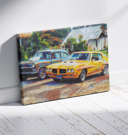 Two-Lane Blacktop: Nothing Left but the Road Canvas
