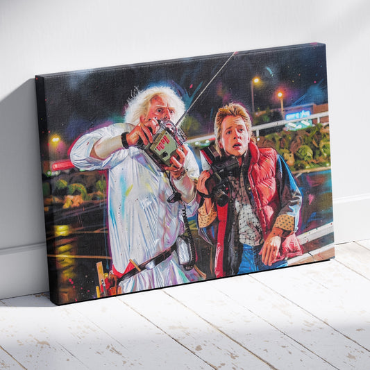 Back to the Future: Twin Pines Experiment Canvas