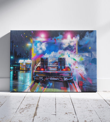 Back to the Future: Time Machine Reveal Canvas