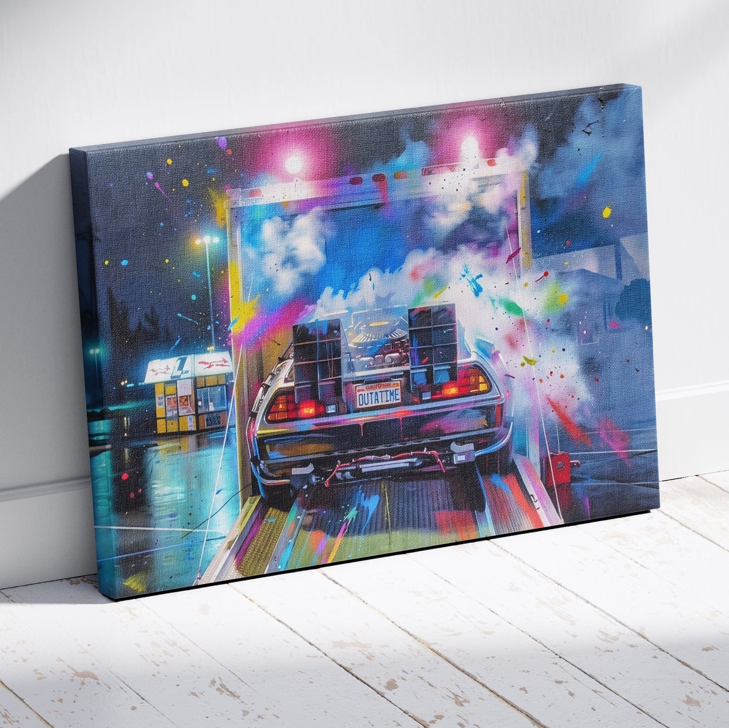 Back to the Future: Time Machine Reveal Canvas