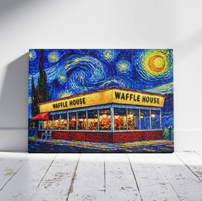 Scattered, Smothered & Starry Eyed Canvas