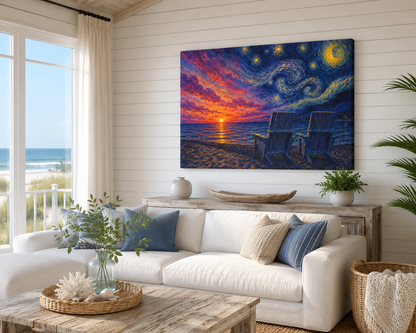 Between Sunset & Midnight Canvas