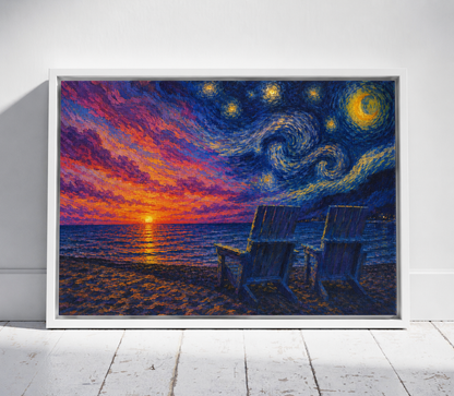 Between Sunset & Midnight Canvas