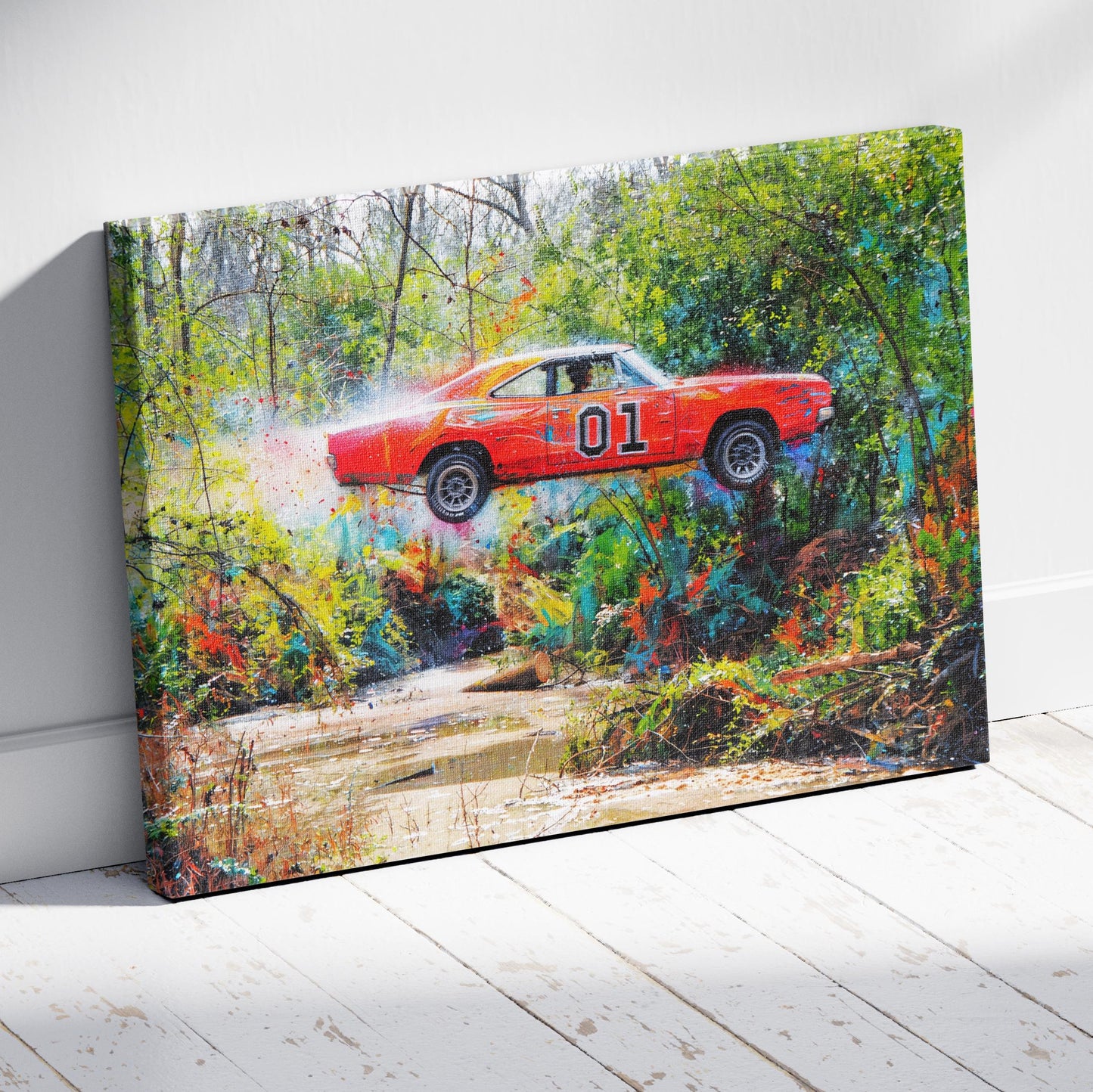 The Dukes of Hazzard: Creek Jump Canvas