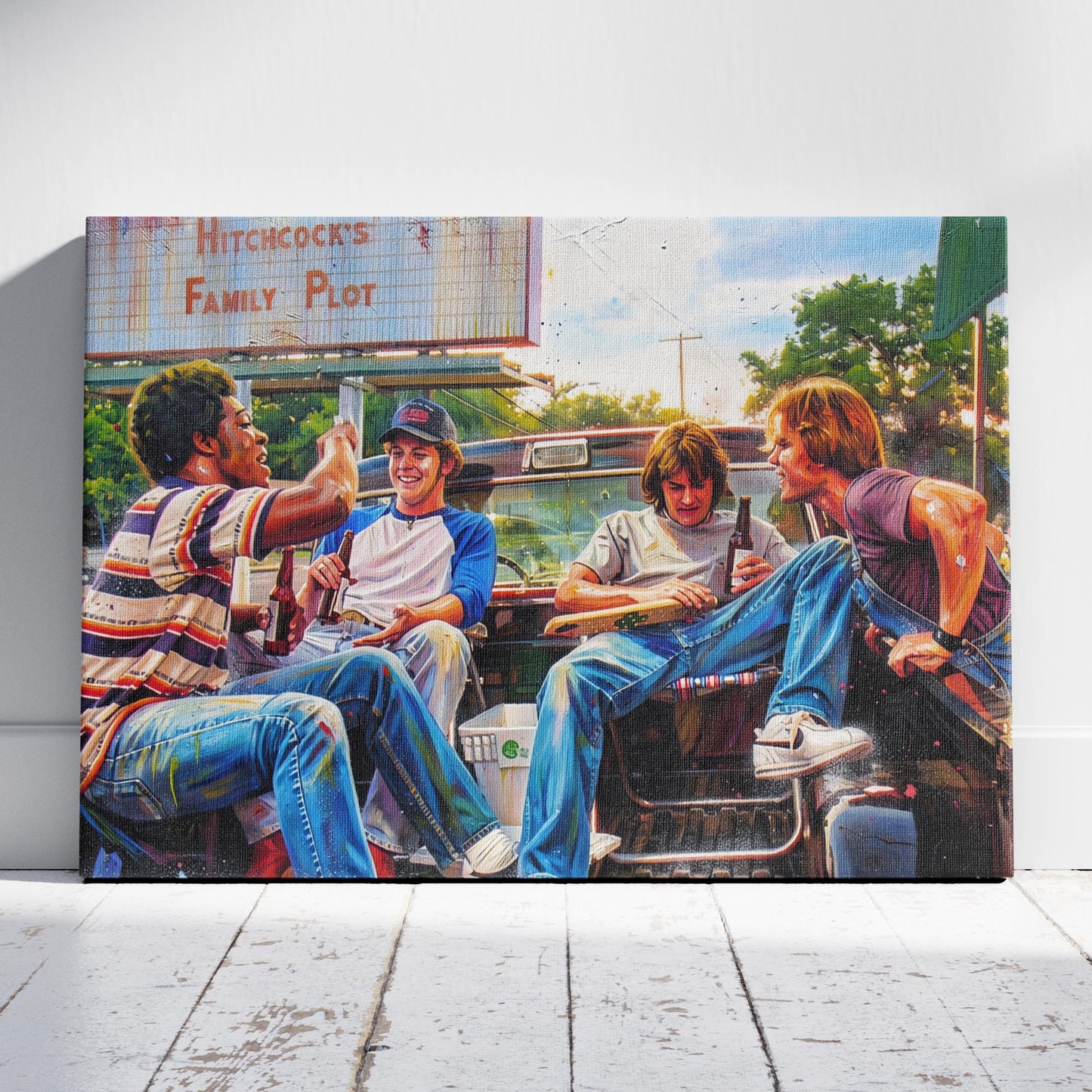 Dazed and Confused: Family Plot Canvas