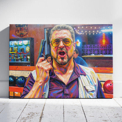 The Big Lebowski: Over The Line Canvas