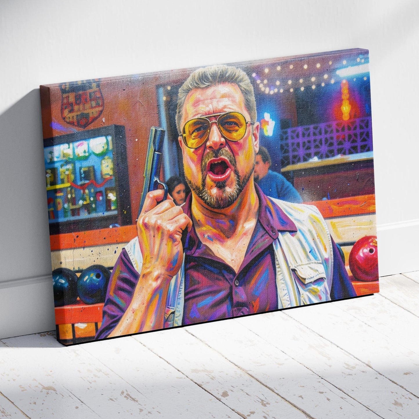 The Big Lebowski: Over The Line Canvas