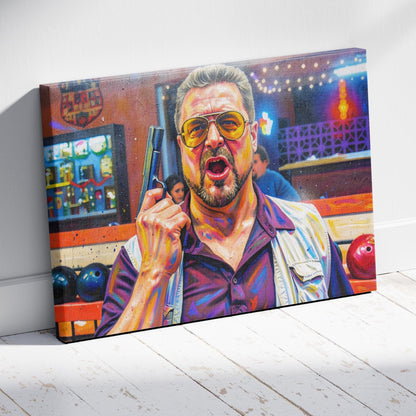 The Big Lebowski: Over The Line Canvas