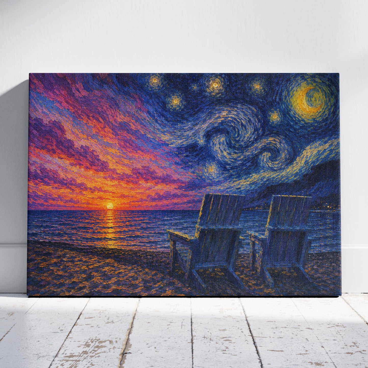 Between Sunset & Midnight Canvas