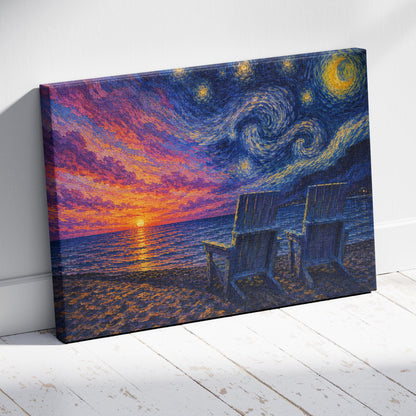 Between Sunset & Midnight Canvas