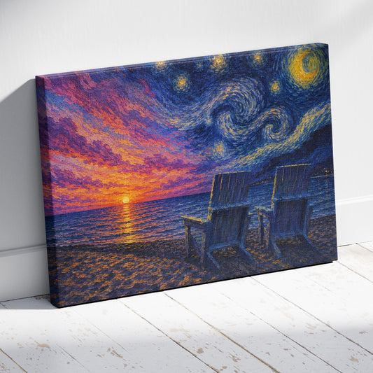 Between Sunset & Midnight Canvas