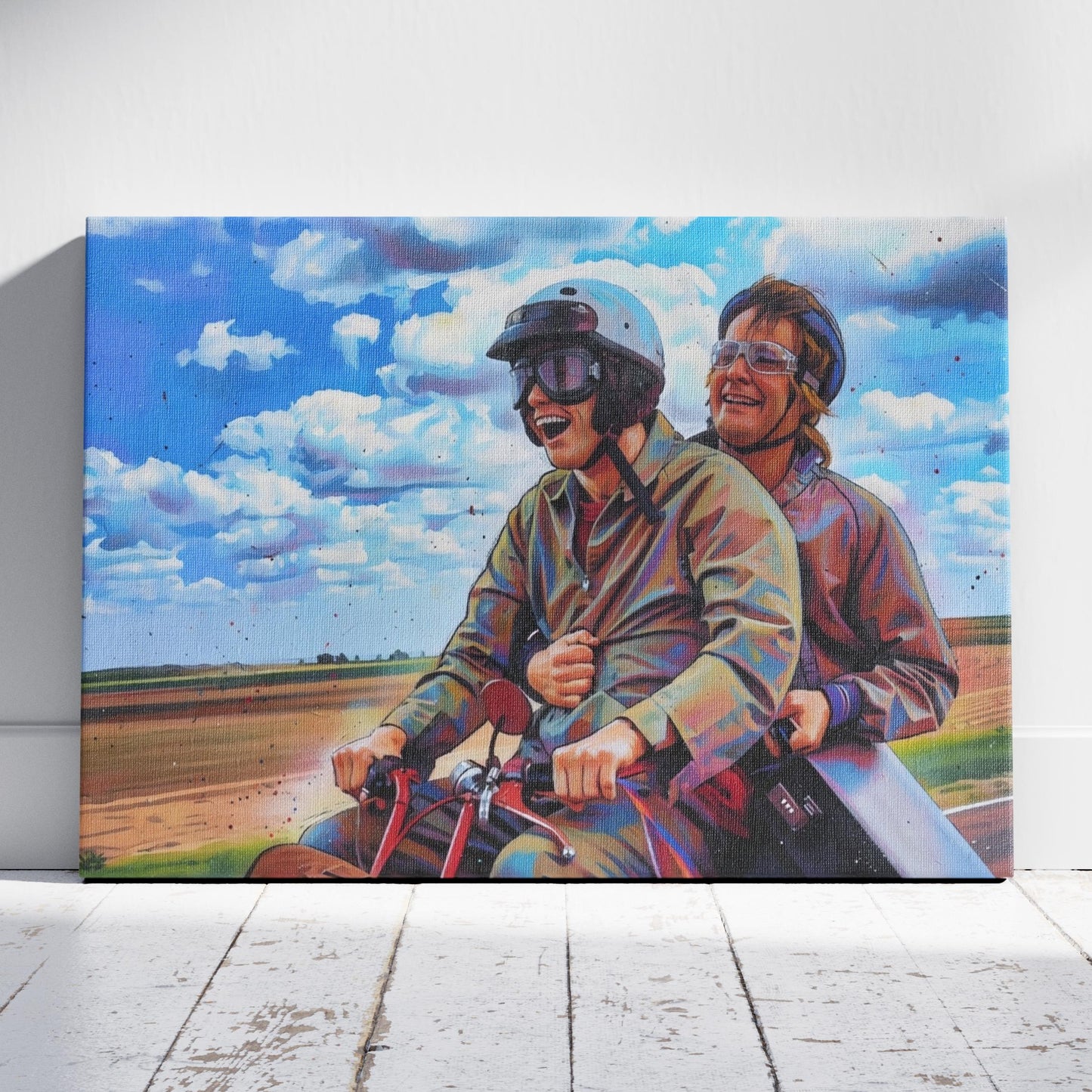 Dumb and Dumber: The Hog Canvas