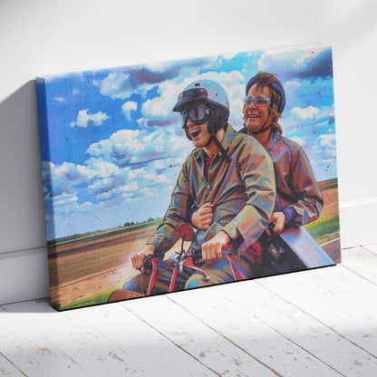 Dumb and Dumber: The Hog Canvas